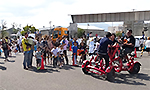 おもしろ自転車・超小型電気自動車の試乗会の実施イメージ